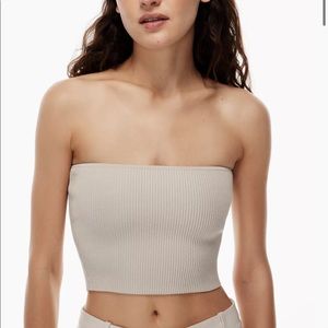 Sculpt knit tube top